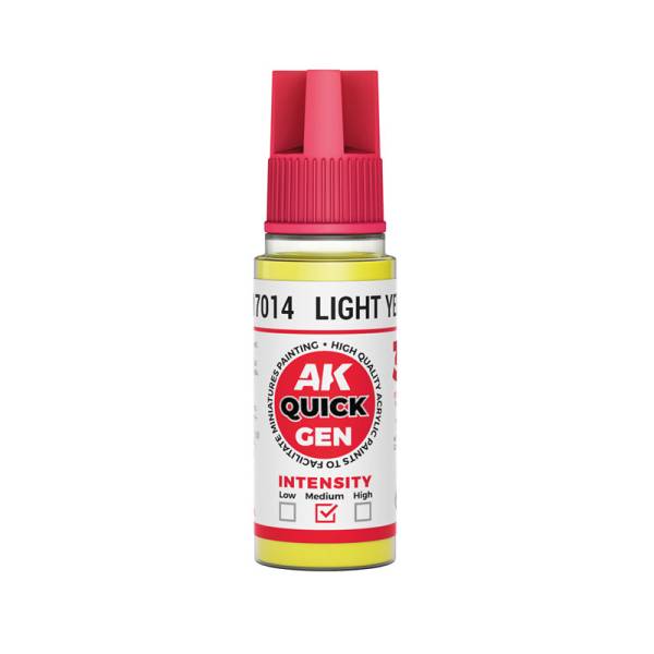 AK Interactive Light Yellow Quick Gen Paint