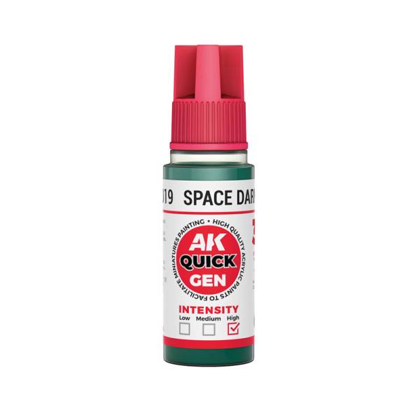 AK Interactive Space Dark Green Quick Gen Paint