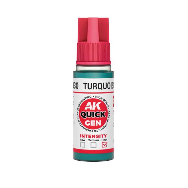 AK Interactive Turquoise Green Quick Gen Paint