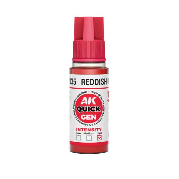 AK Interactive Reddish Orange Quick Gen Paint