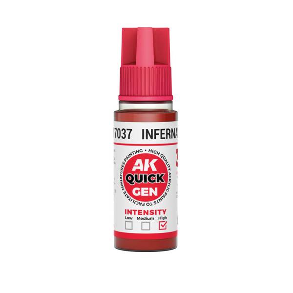 AK Interactive Infernal Red Quick Gen Paint