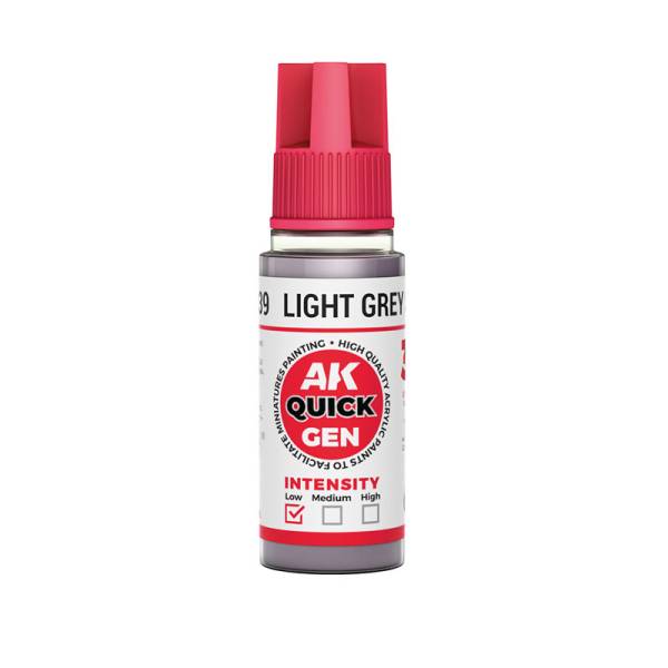 AK Interactive Light Grey Shadow Quick Gen Paint