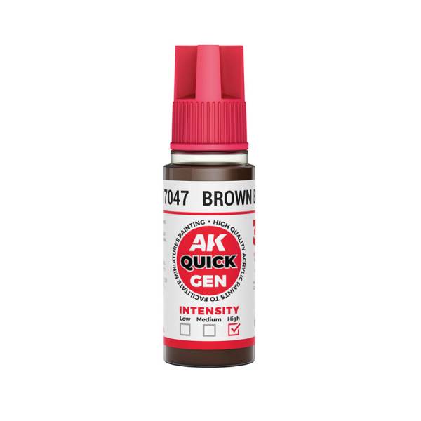 AK Interactive Brown Black Quick Gen Paint