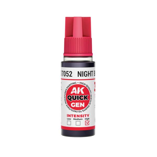 AK Interactive Night Black Quick Gen Paint