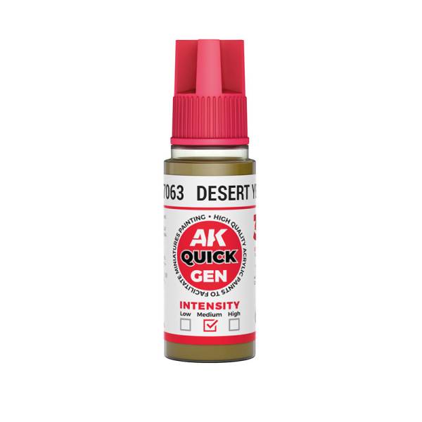 AK Interactive Desert Yellow Quick Gen Paint