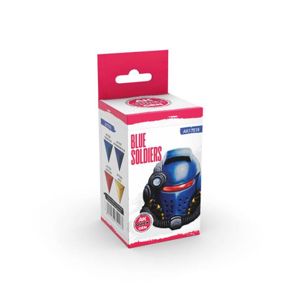 AK Interactive Quick Gen Paint Blue Soldiers set