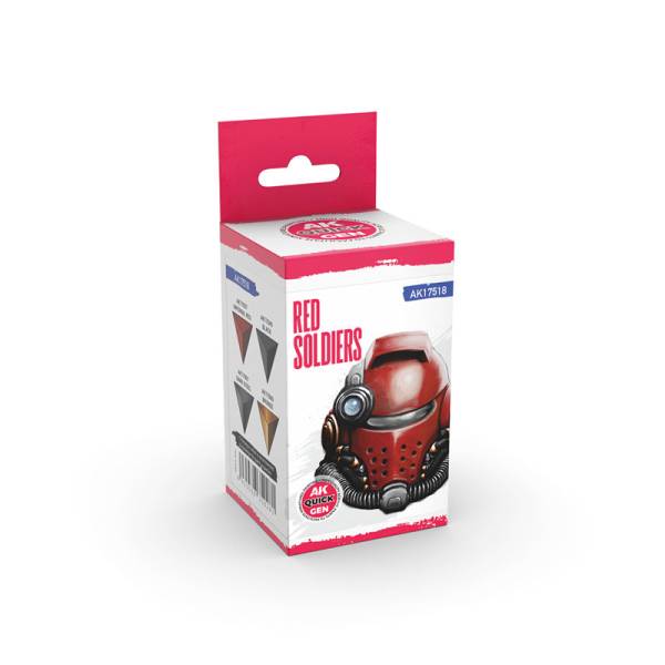 AK Interactive Quick Gen Paint Red Soldiers set