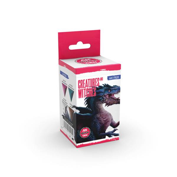 AK Interactive Quick Gen Paint Creatures and Witches set