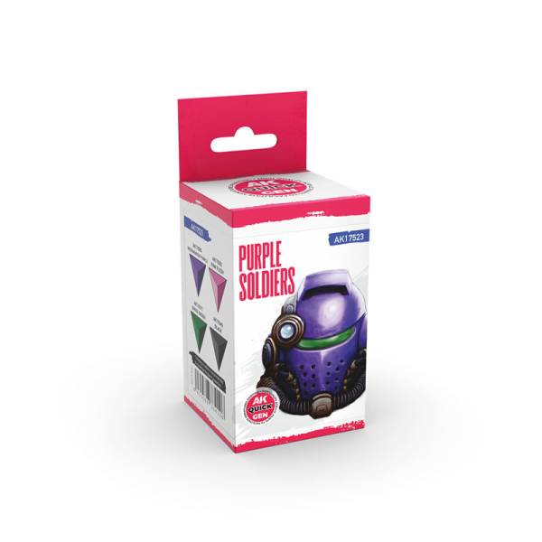 AK Interactive Quick Gen Paint Purple Soldiers set