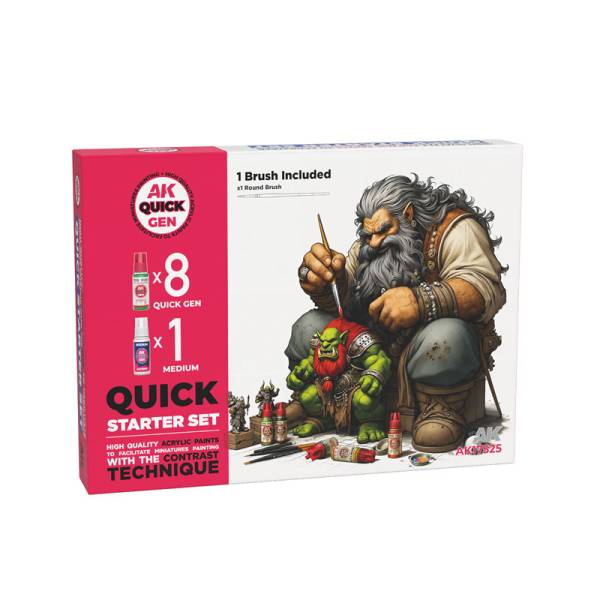 AK Interactive Quick Gen Paint Quick Starter Set