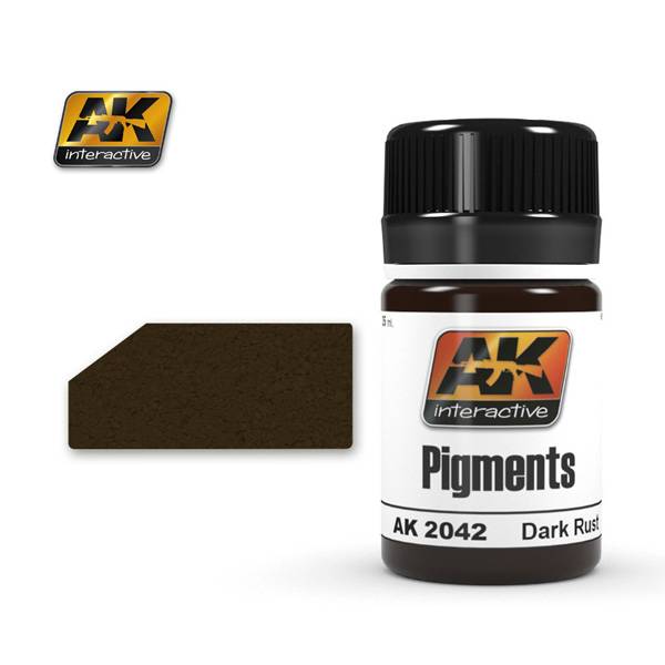 AK Interactive Pigment- Dark Rust 35ml Bottle