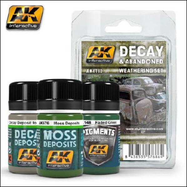 AK Interactive Decay & Abandoned Weathering Set