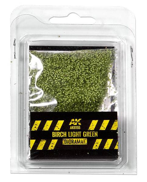Diorama Series: Birch Light Green Leaves