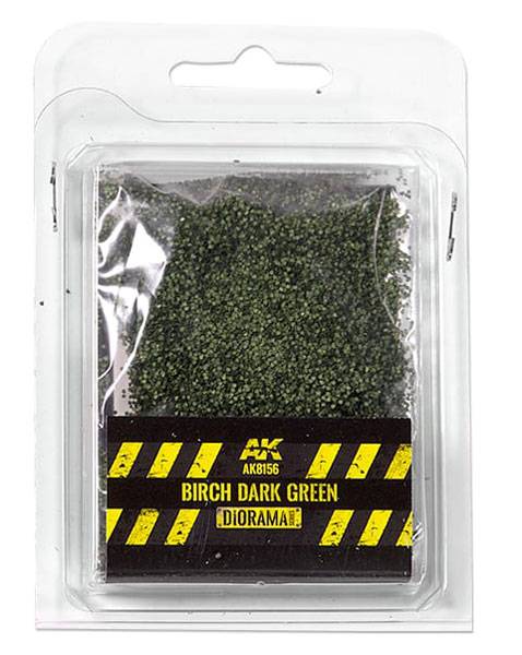 Diorama Series: Birch Dark Green Leaves