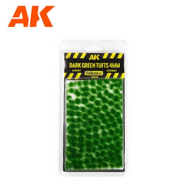 Diorama Series: Dark Green Tufts 4mm