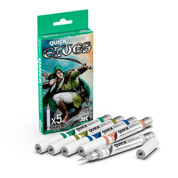 AK Interactive Quick Markers Elves Set - ONLY 3 AVAILABLE AT THIS PRICE