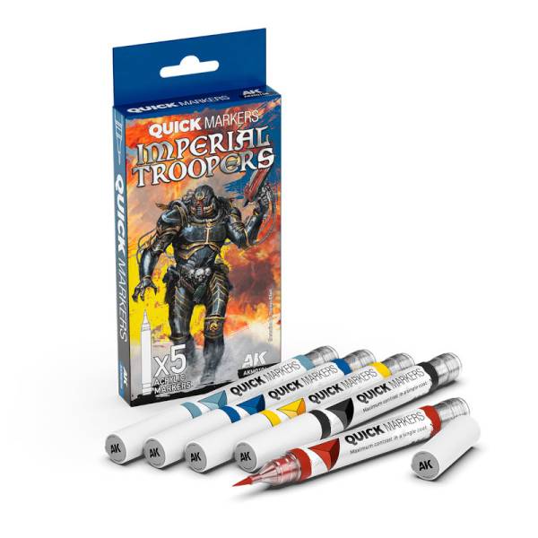 AK Interactive Quick Markers Imperial Troopers Set