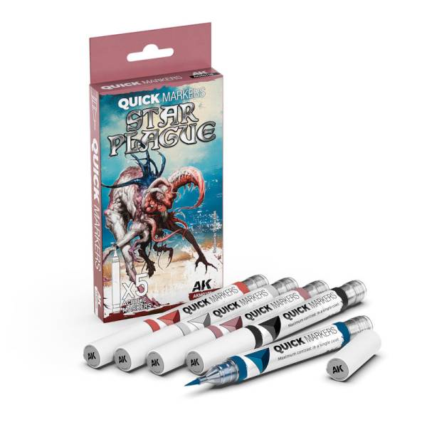 AK Interactive Quick Markers Star Plague Set - ONLY 1 AVAILABLE AT THIS PRICE