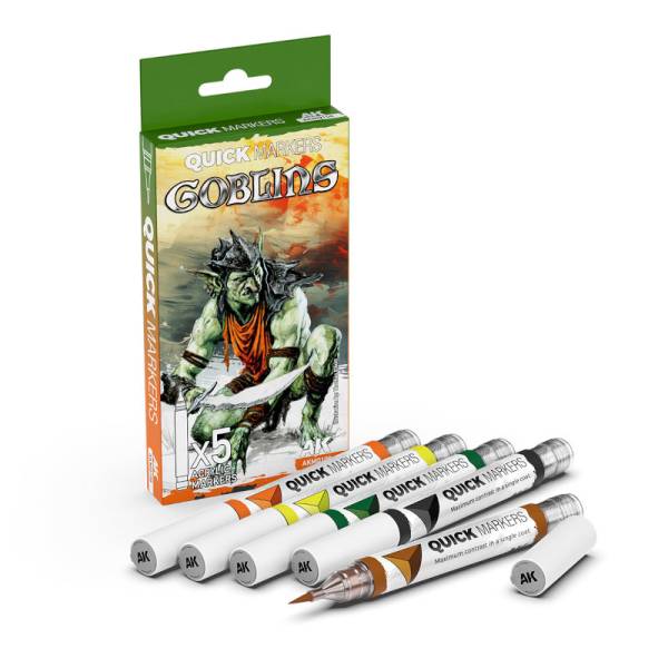 AK Interactive Quick Markers Goblins Set - ONLY 3 AVAILABLE AT THIS PRICE