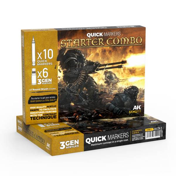 AK Interactive Quick Markers Starter Combo