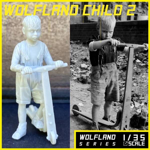 Alternity Miniatures - Wolfland Child 2 - ONLY 1 AVAILABLE AT THIS PRICE