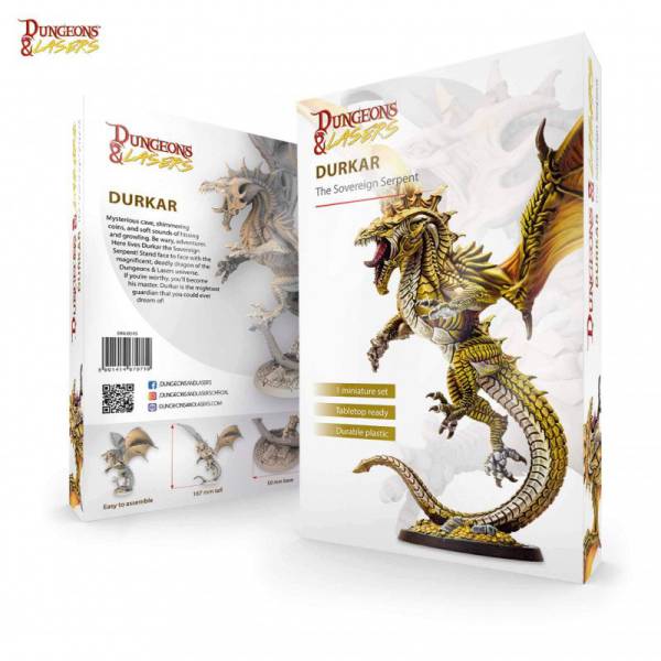 Archon Studio Dungeons and Lasers: Durkar the Sovereign Serpent Dragon