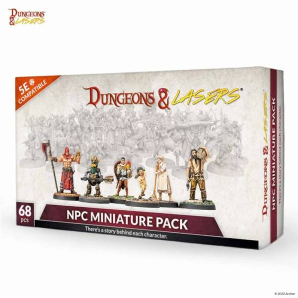 Archon Studio Dungeons and Lasers: NPC Miniature Pack