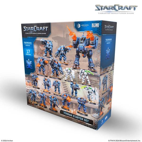 Archon Studio StarCraft Tabletop Miniatures Game: Terran Starter Set