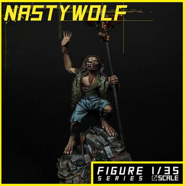 Alternity Miniatures - Nasty Wolf Nasty Wolf - ONLY 2 AVAILABLE AT THIS PRICE