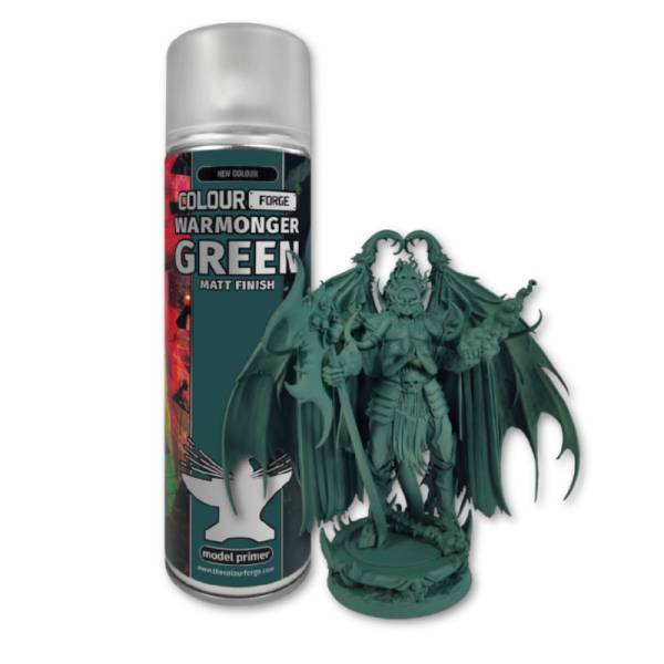 Colour Forge Warmonger Green Spray Paint 500ml