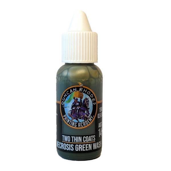 Two Thin Coats: Necrosis Green Wash 15ml bottle