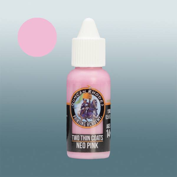Two Thin Coats: Neo Pink 15ml bottle