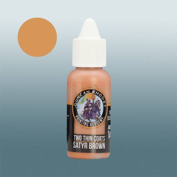 Two Thin Coats: Satyr Brown 15ml bottle