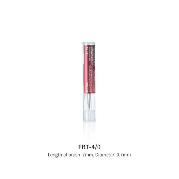 Dspiae Phoenix Plume: 4/0 Fine Detailing Brush Tips (3) for PTFB