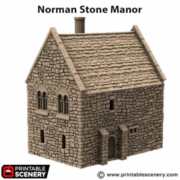 Norman Stone Manor - King and Country - Printable Scenery