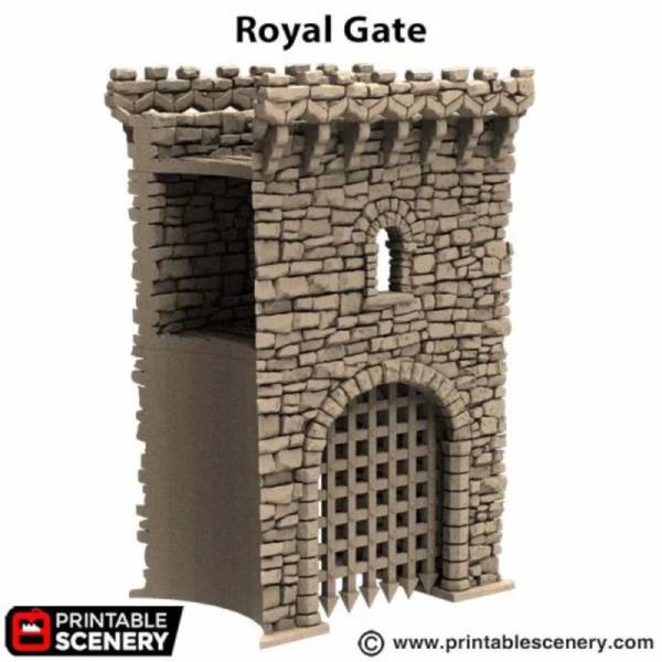 Royal Gate - King and Country - Printable Scenery