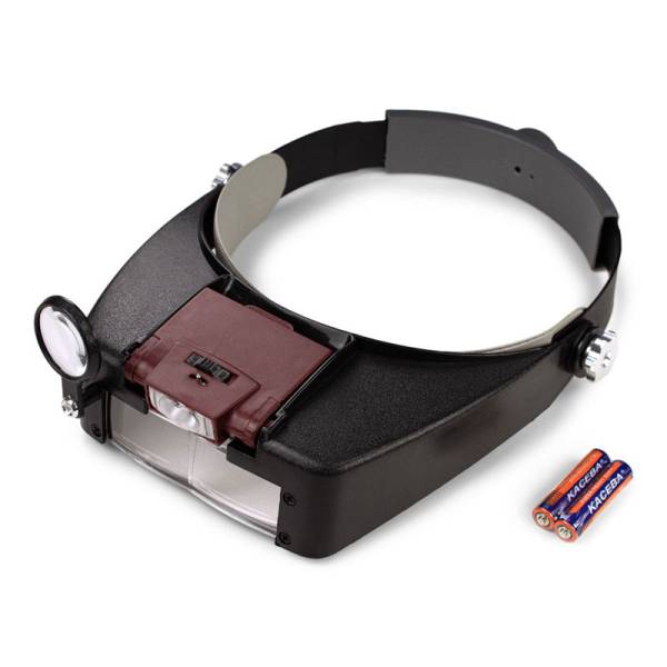 Enkay Lighted Head Magnifying Visor w/Removable LED