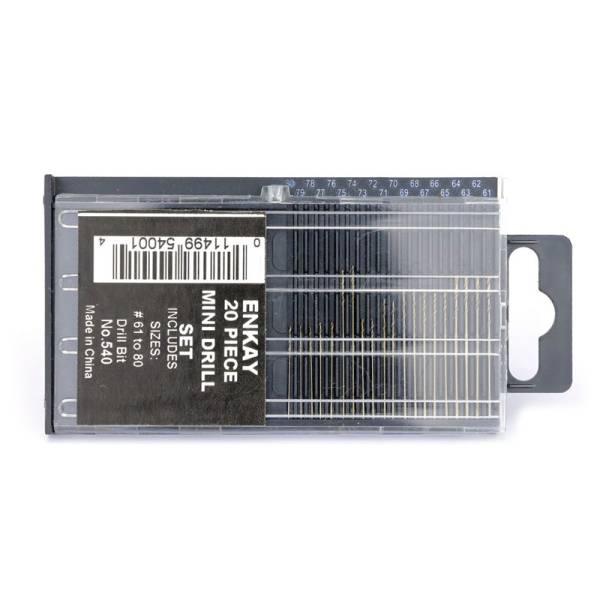 Enkay 20 pc. Micro Drill Bit Set