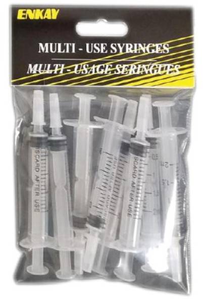Enkay 2ml Multi-Use Straight Tip Syringes