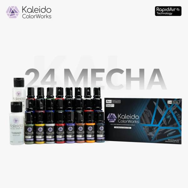 Gaahleri Kaleido ColorWorks: 24 Color Mecha Paint Set