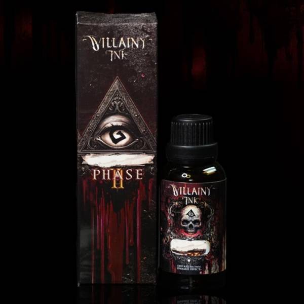 Grimdark Compendium Villainy Ink Ill Omen Vermillion - Enamel Wash