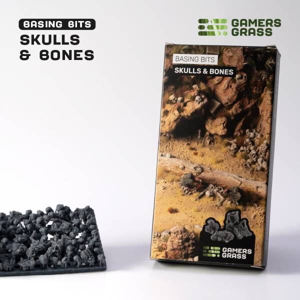 Gamers Grass Basing Bits Skulls & Bones