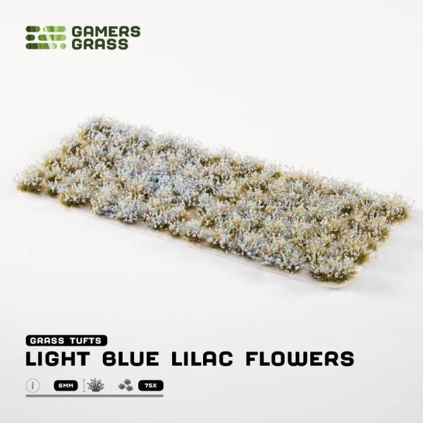 Gamers Grass Light Blue Lilac Flowers