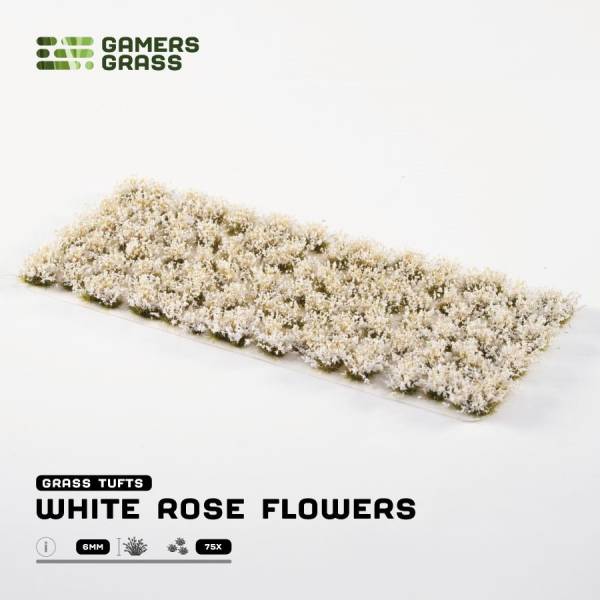 Gamers Grass White Rose Flowers