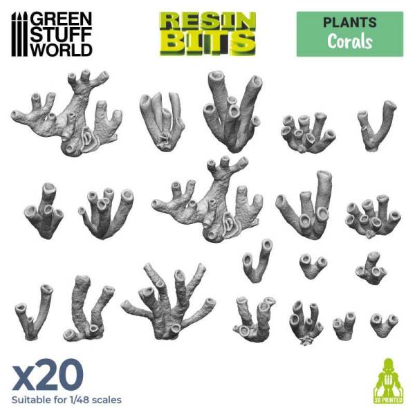 Green Stuff World 3D Printed Set - Corals