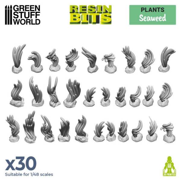 Green Stuff World 3D Printed Set - Seaweed