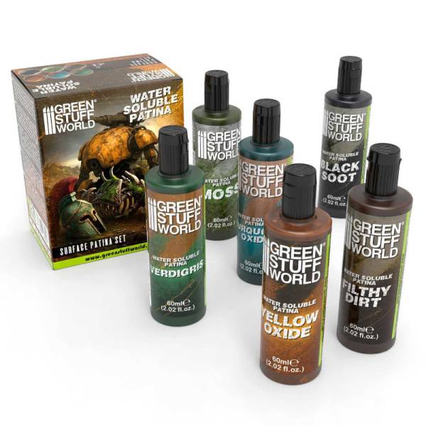 Green Stuff World Water Soluble Patina Set