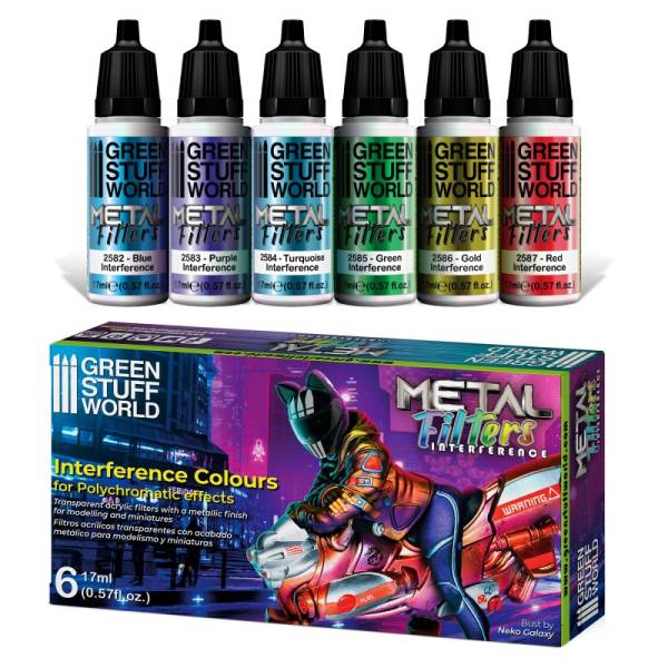 Set Metal Filters - Interference Colours