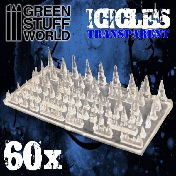 Green Stuff World 3D Printed Set - Stalactites and Icicles