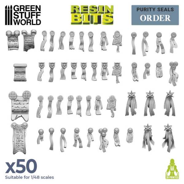 Green Stuff World 3D Printed Set - Purity Seals - Order